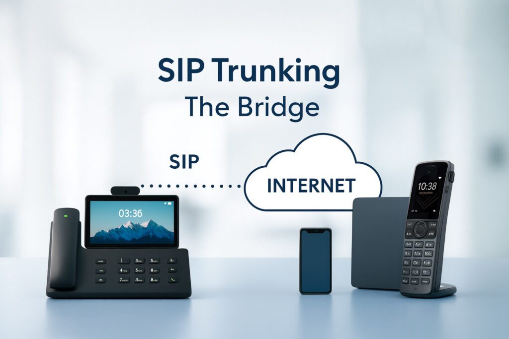 SIP trunk connecting PBX to cloud provider